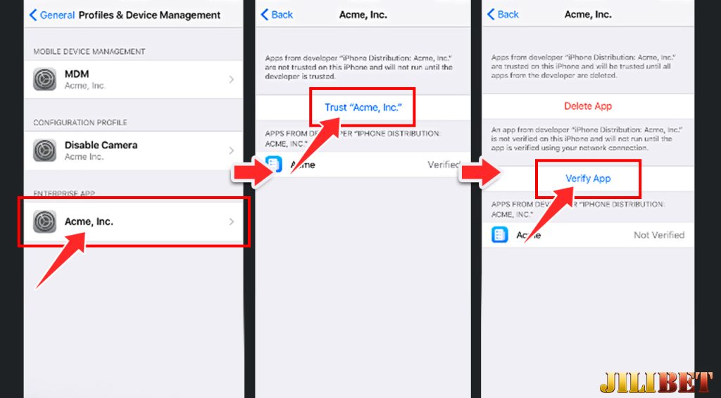 iOS download setting