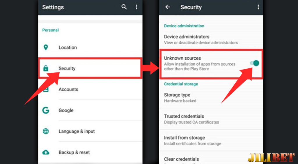 Android download setting